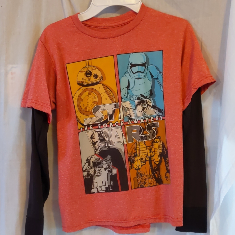 Star Wars Long Sleeve Polyester Shirt SM